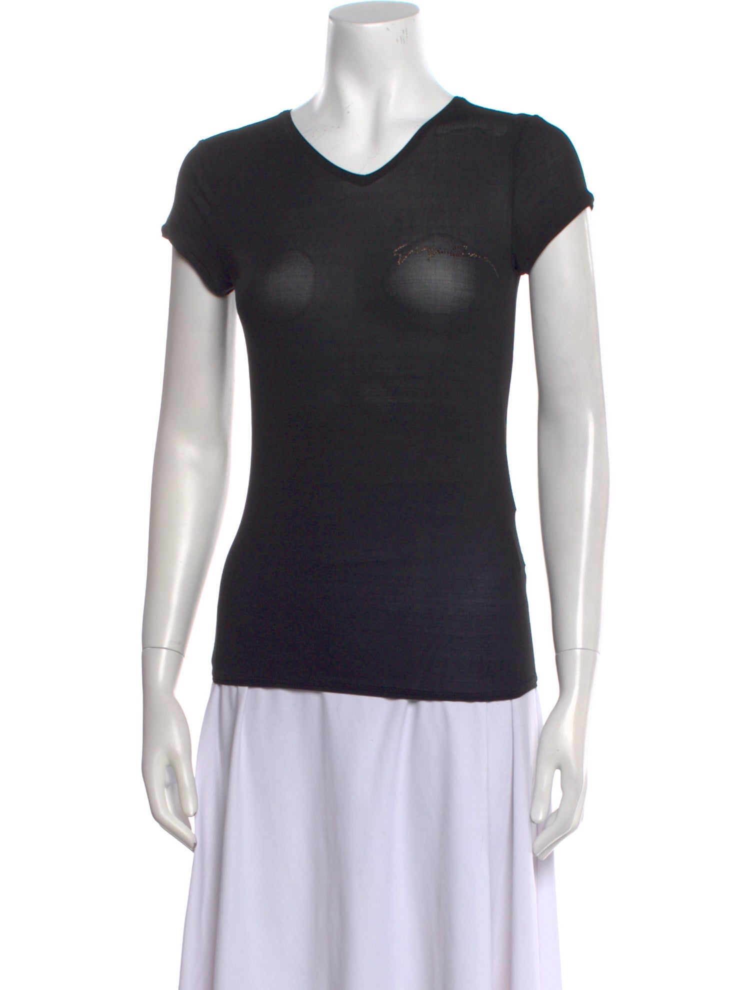 Giorgio Armani V-Neck Short Sleeve T-Shirt