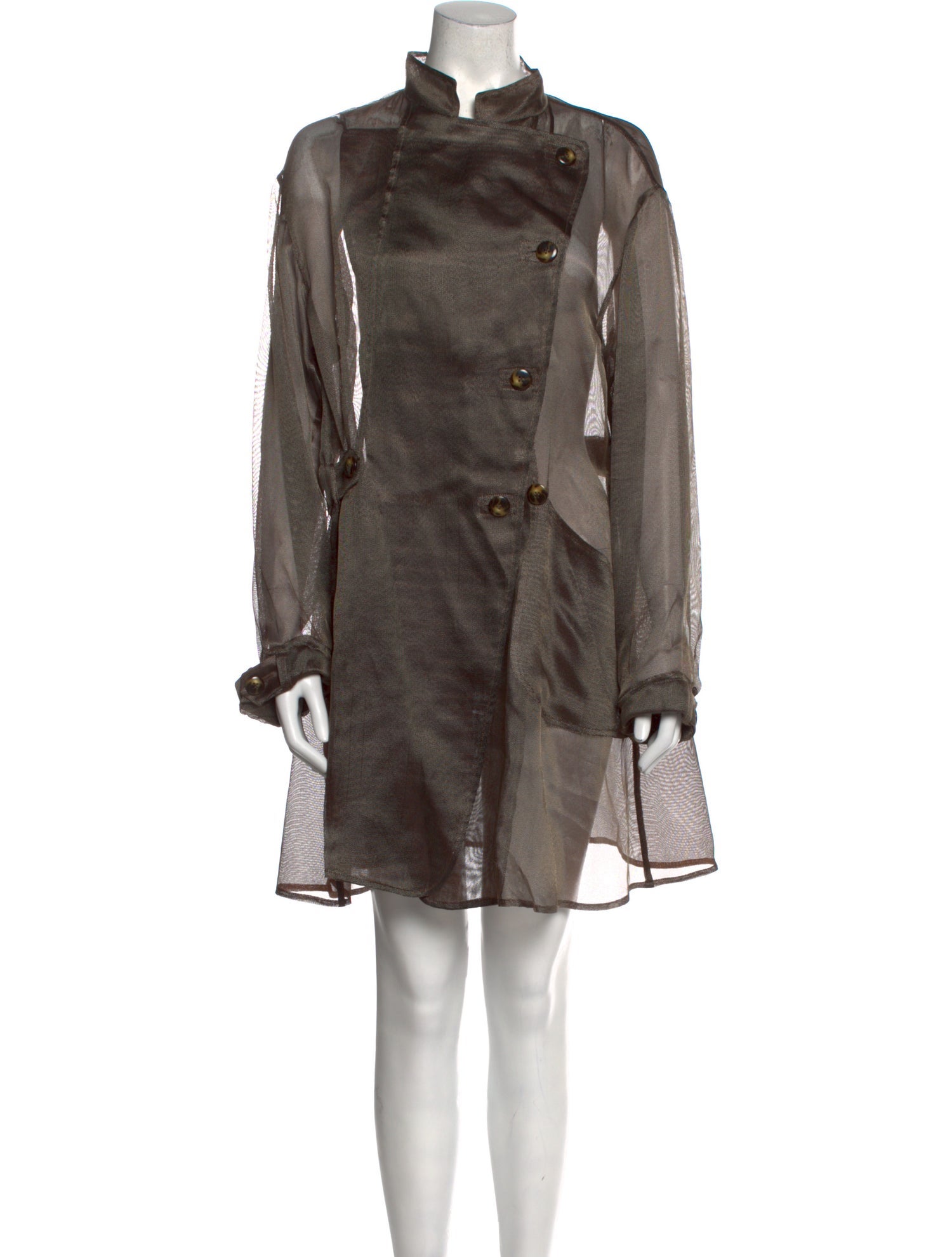 Giorgio Armani Mock Neck Mini Dress