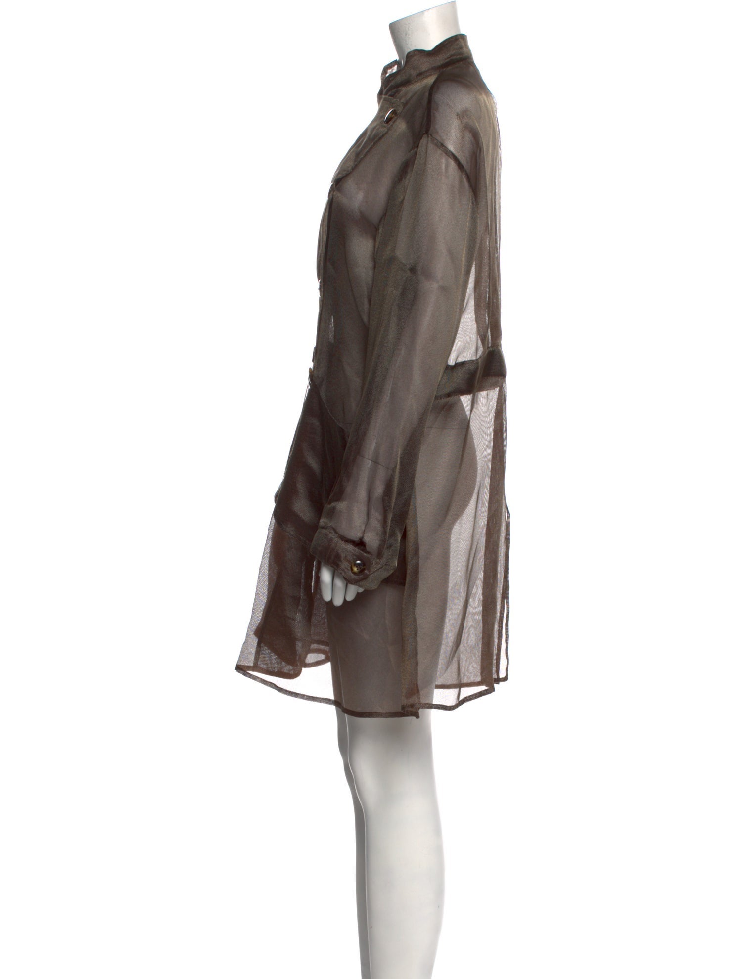 Giorgio Armani Mock Neck Mini Dress