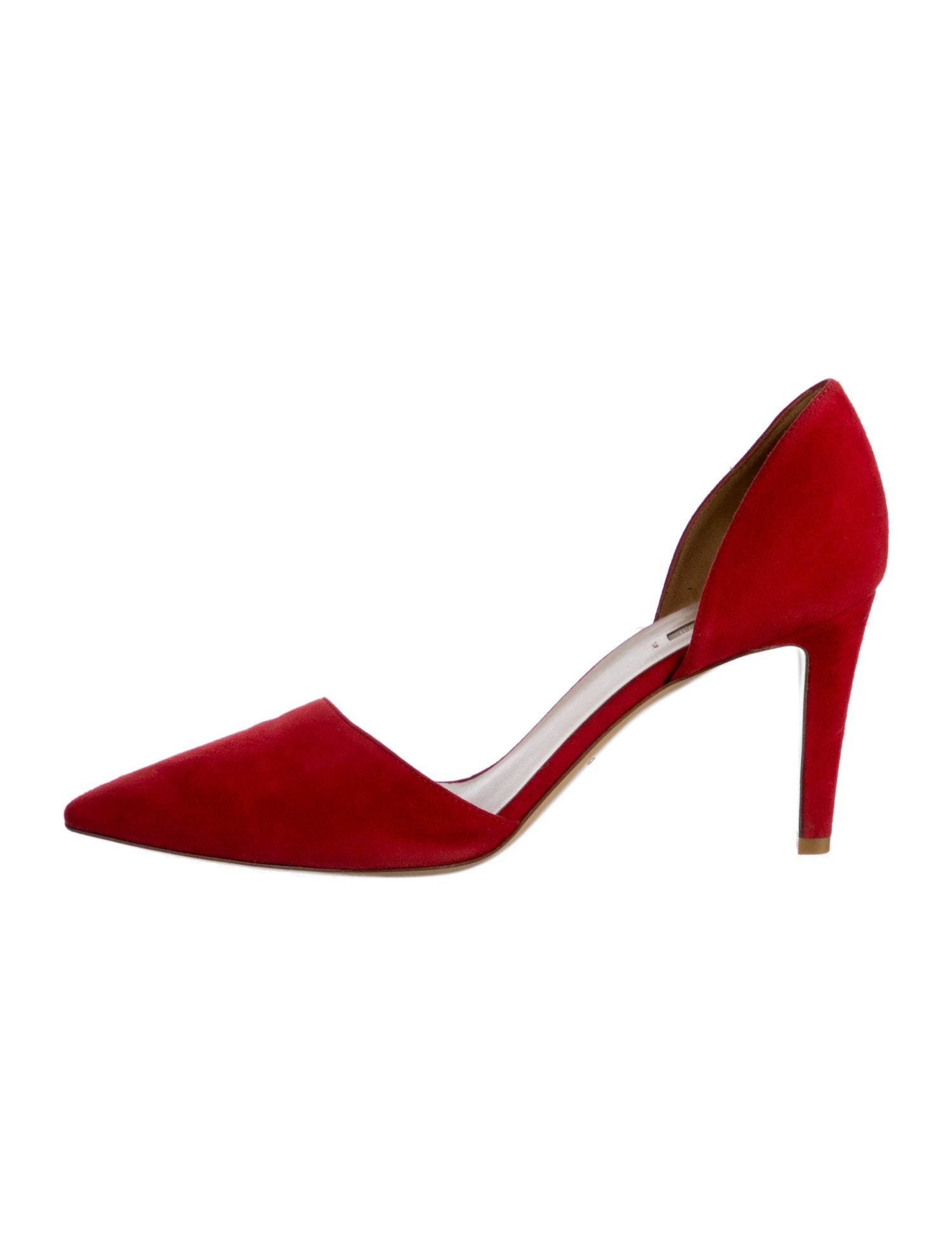 Giorgio Armani Suede D'Orsay Pumps