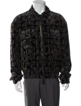 Giorgio Armani Printed Trucker Jacket