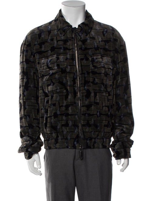 Giorgio Armani Printed Trucker Jacket