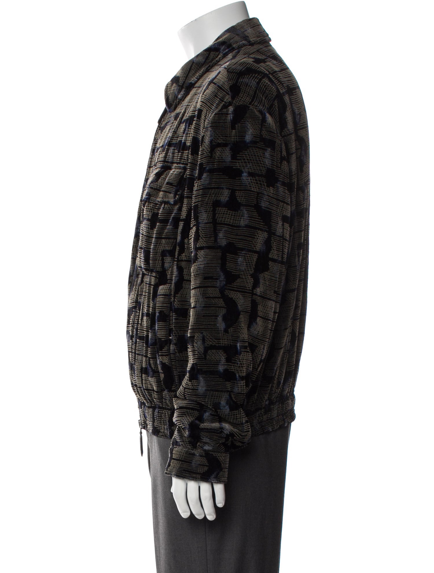 Giorgio Armani Printed Trucker Jacket