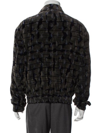 Giorgio Armani Printed Trucker Jacket