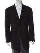 Giorgio Armani Wool Polka Dot Print Blazer