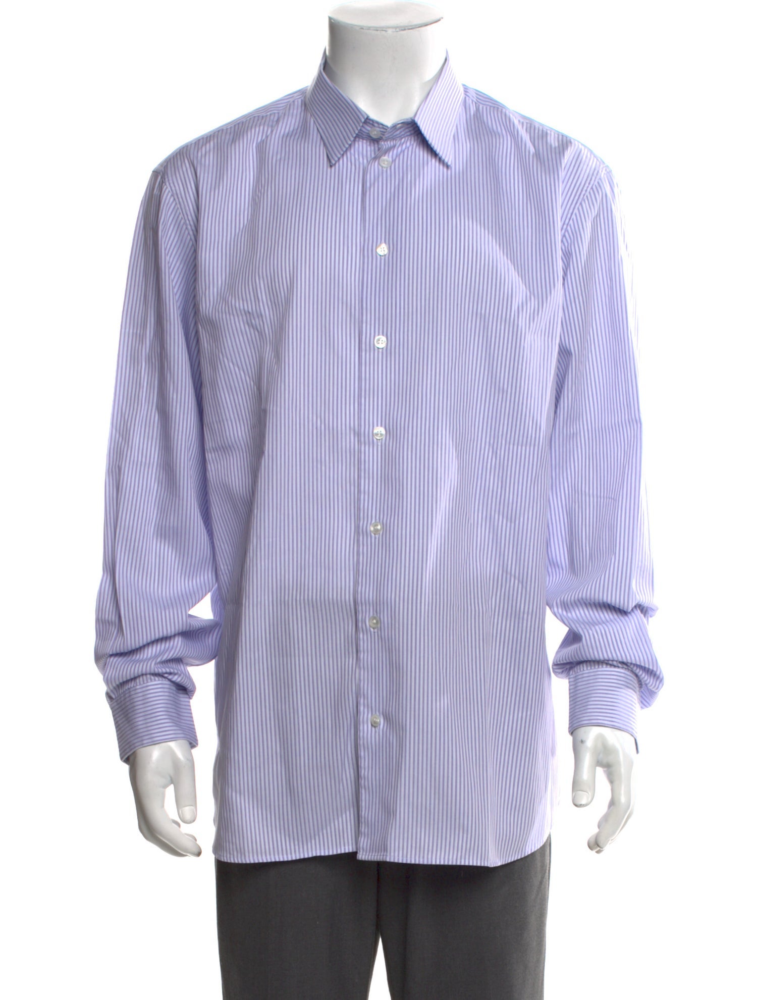 Giorgio Armani Striped Long Sleeve Shirt