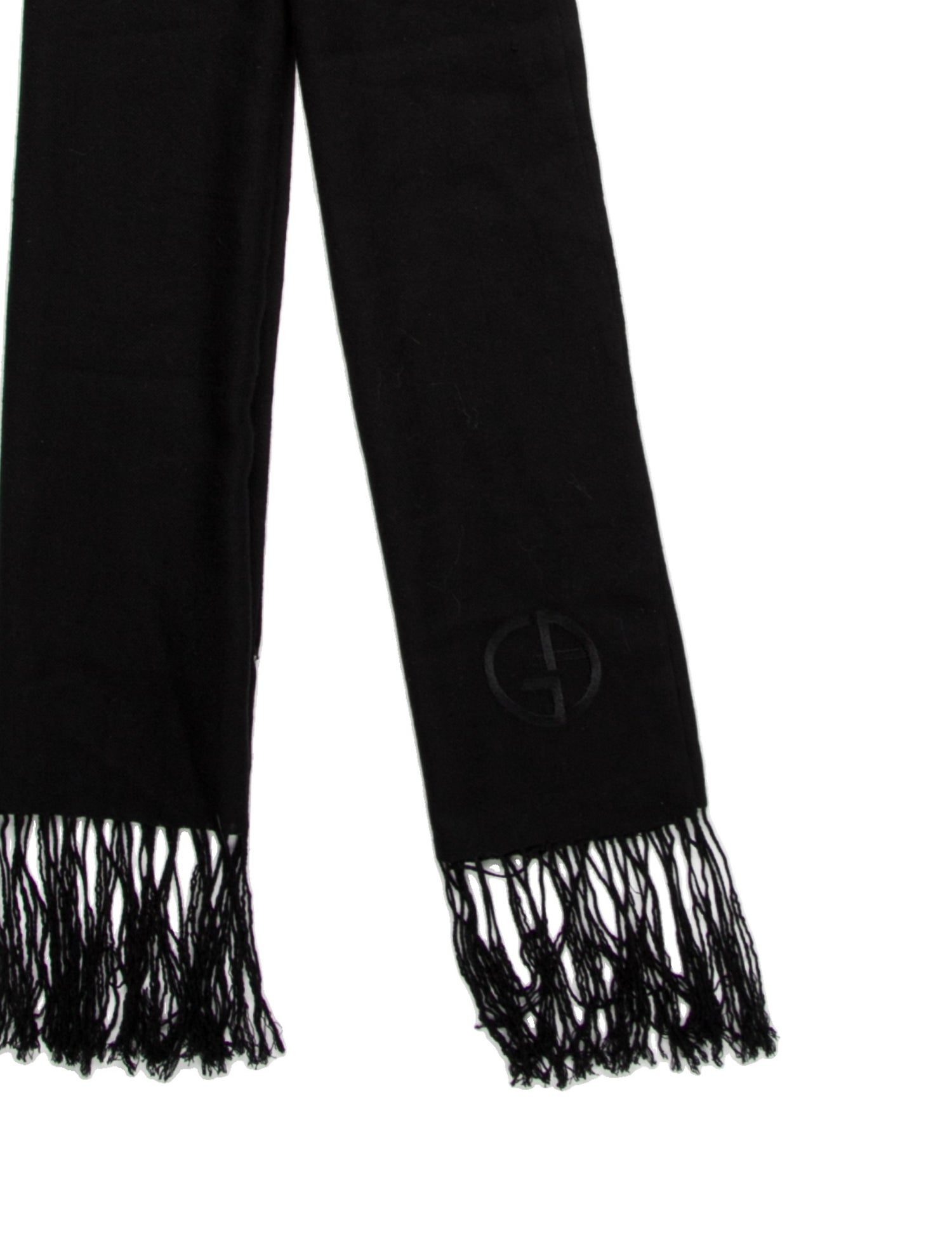 Giorgio Armani 'Pursuit of Happiness' Striped Harness Cashmere Scarf