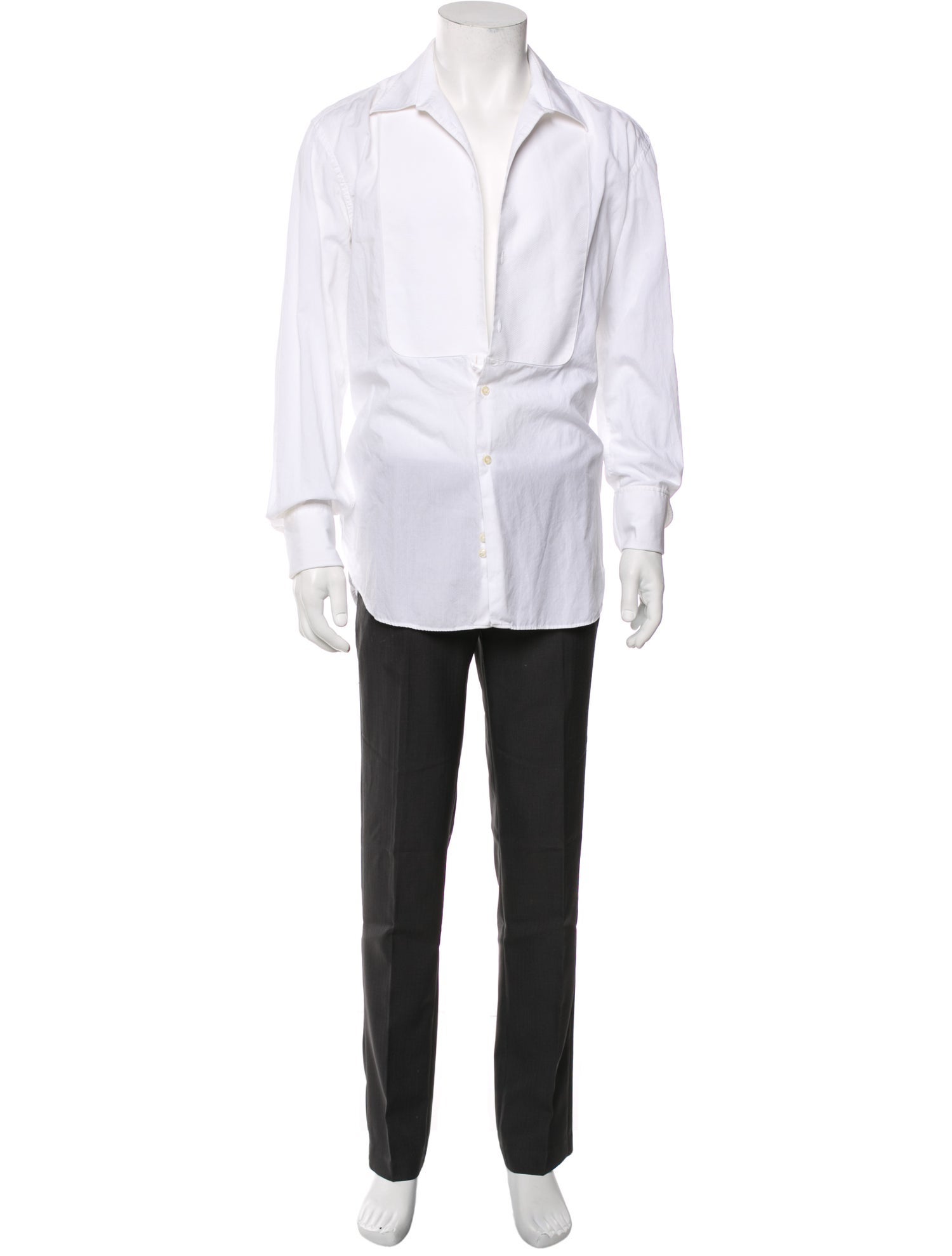 Giorgio Armani Long Sleeve Tuxedo Shirt