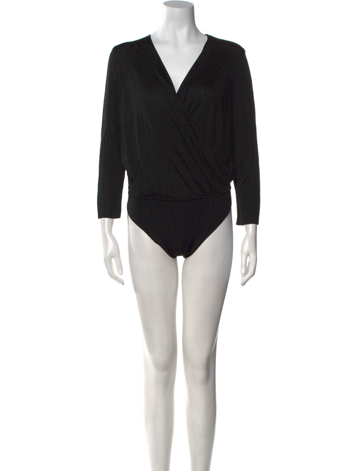 Giorgio Armani V-Neck Long Sleeve Bodysuit