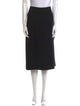 Giorgio Armani Wool Midi Length Skirt