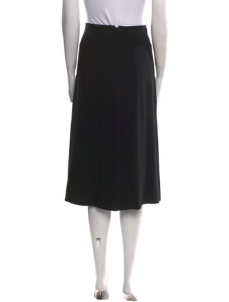 Giorgio Armani Wool Midi Length Skirt