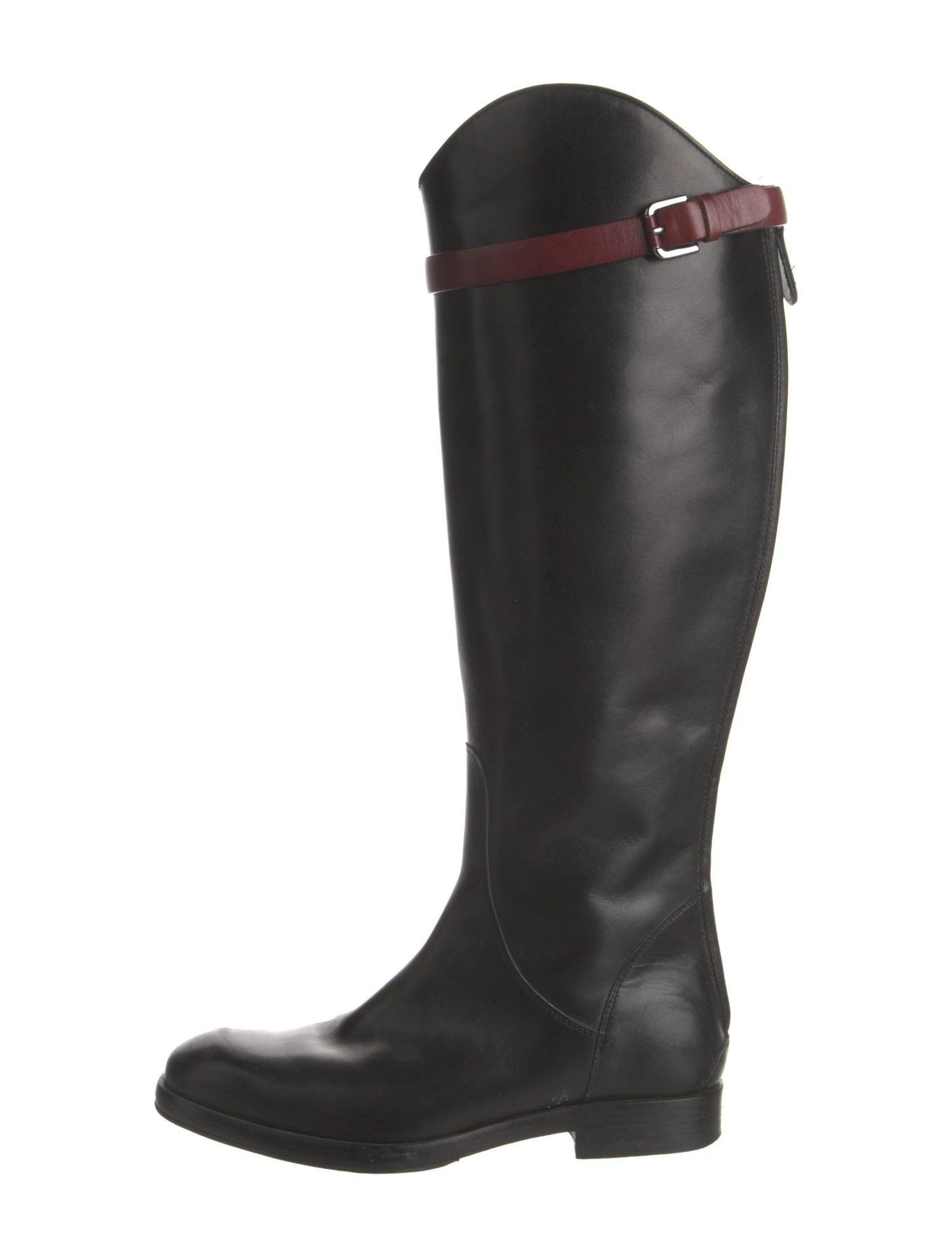 Giorgio Armani Leather Riding Boots