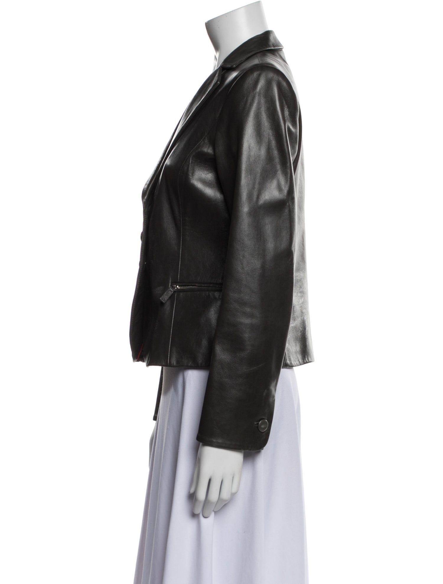 Giorgio Armani Leather Blazer