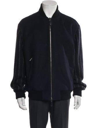 Giorgio Armani Virgin Wool Bomber Jacket