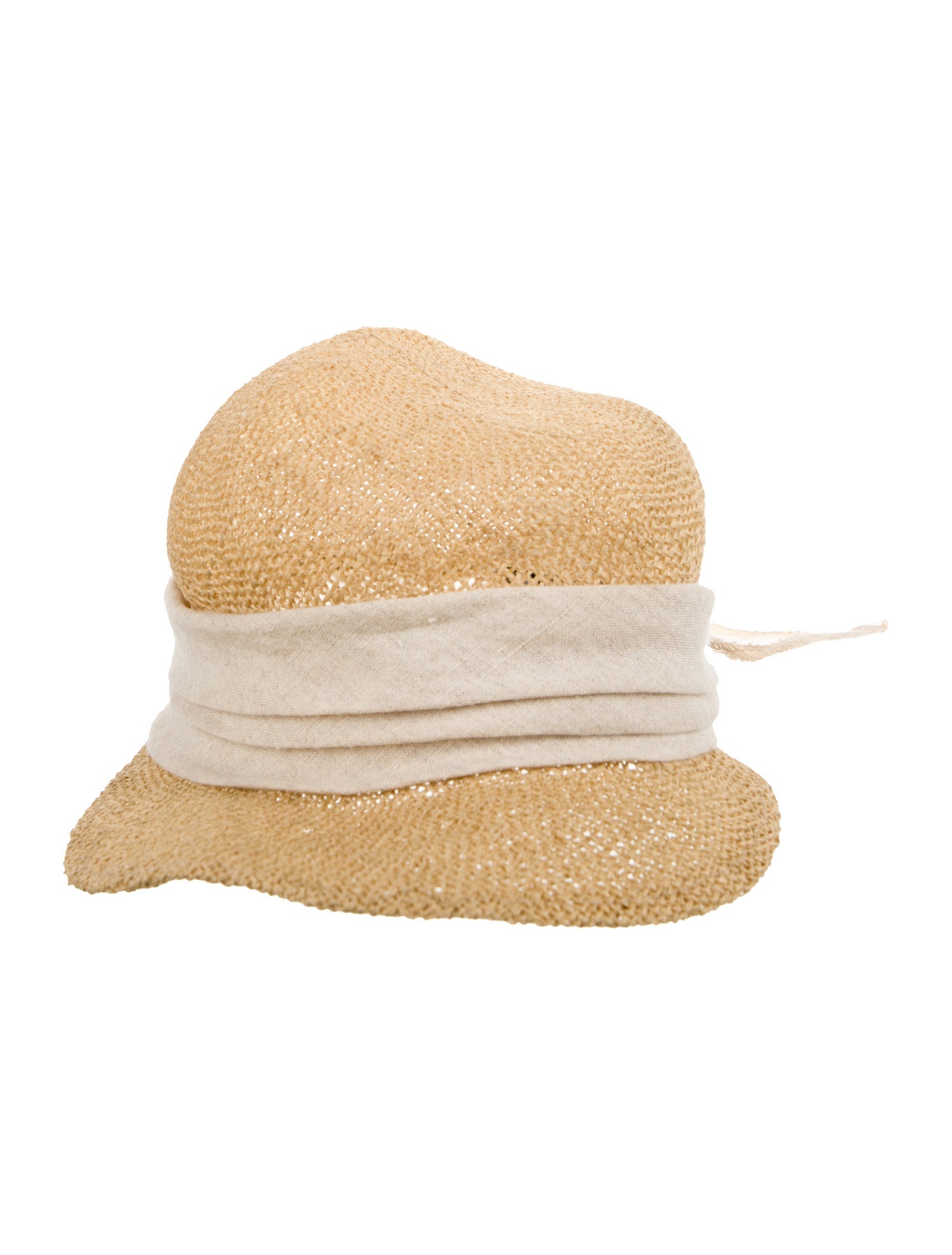 Giorgio Armani Straw Ribbon Hat