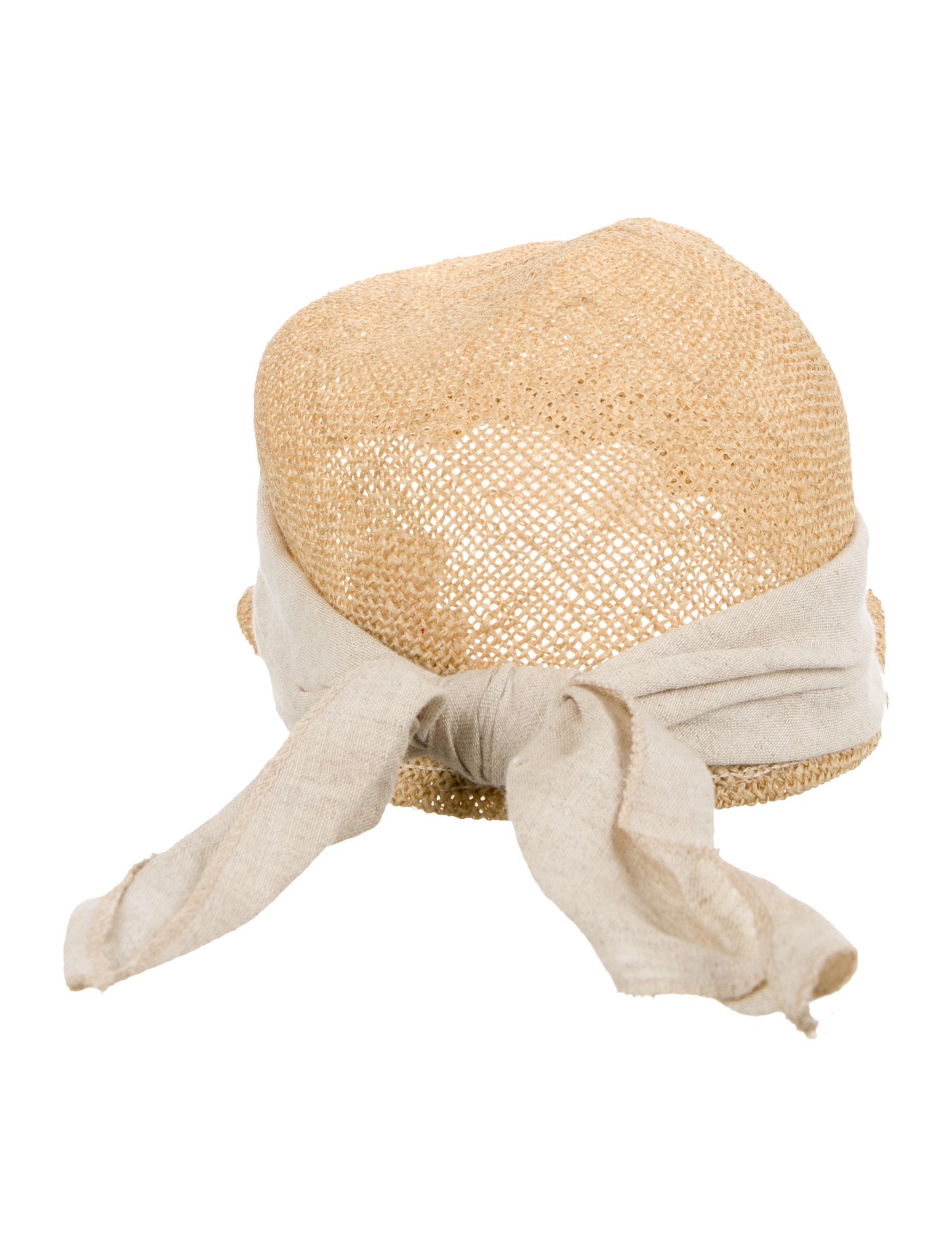 Giorgio Armani Straw Ribbon Hat