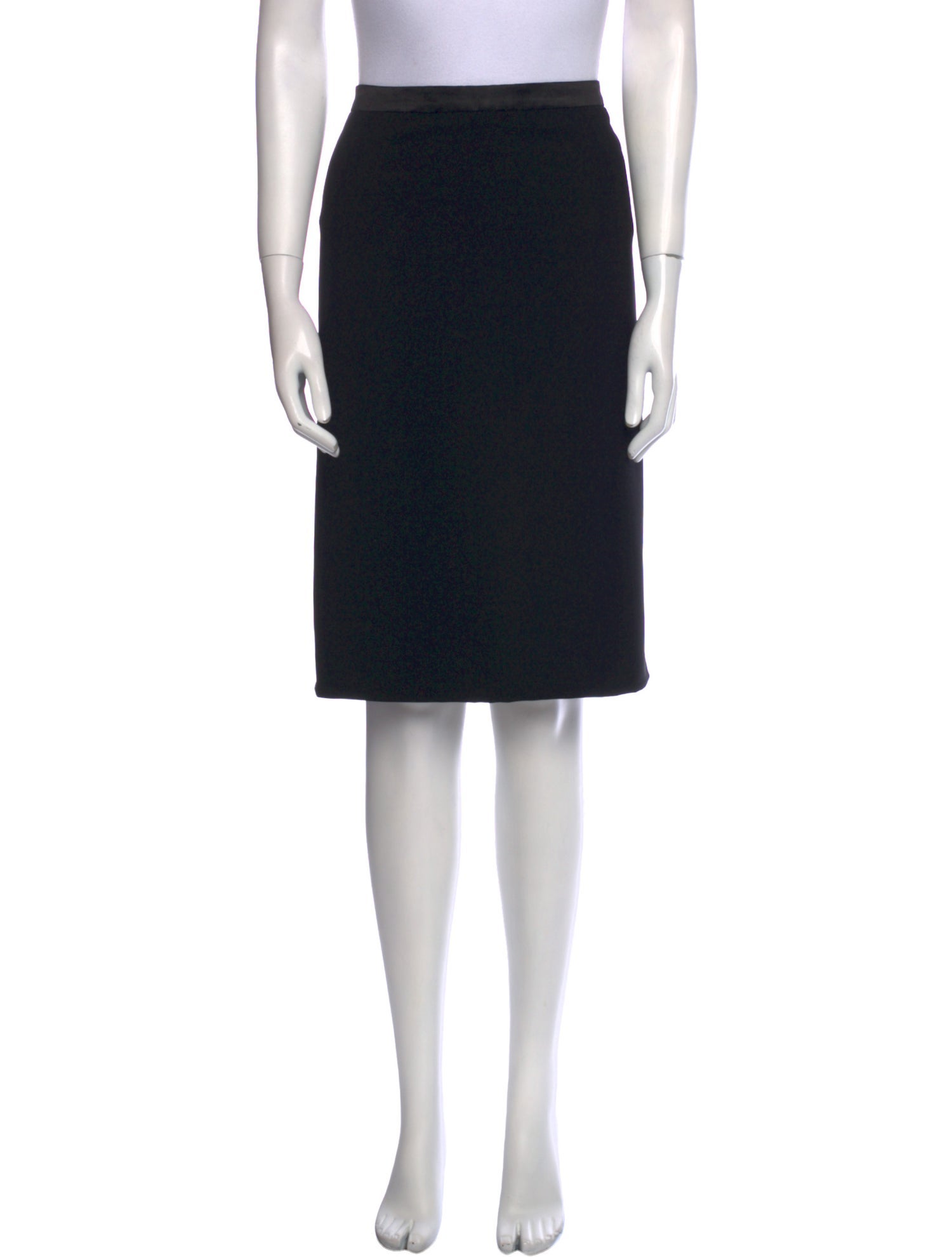 Giorgio Armani Virgin Wool Knee-Length Skirt