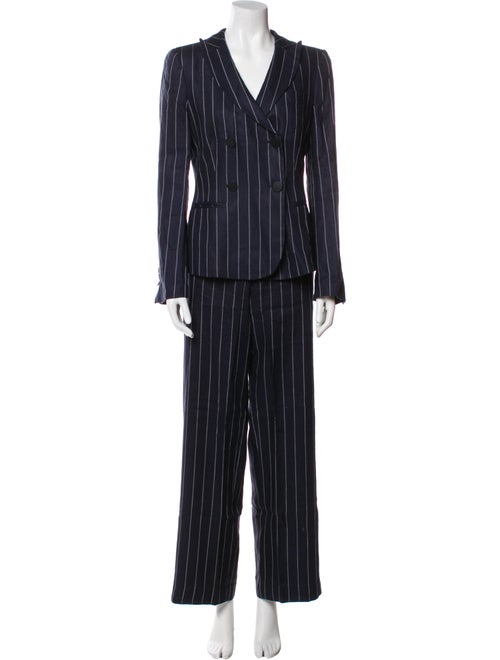 Giorgio Armani Virgin Wool Striped Pantsuit
