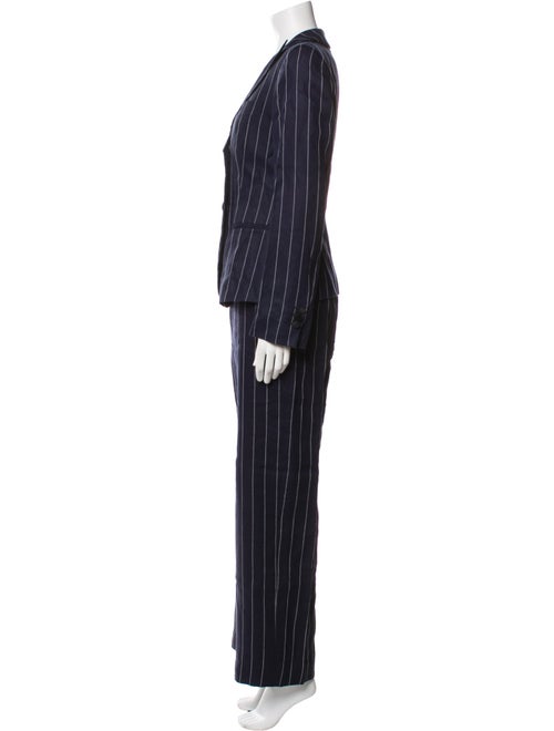 Giorgio Armani Virgin Wool Striped Pantsuit