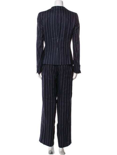 Giorgio Armani Virgin Wool Striped Pantsuit