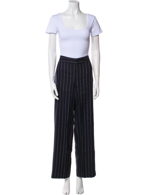 Giorgio Armani Virgin Wool Striped Pantsuit