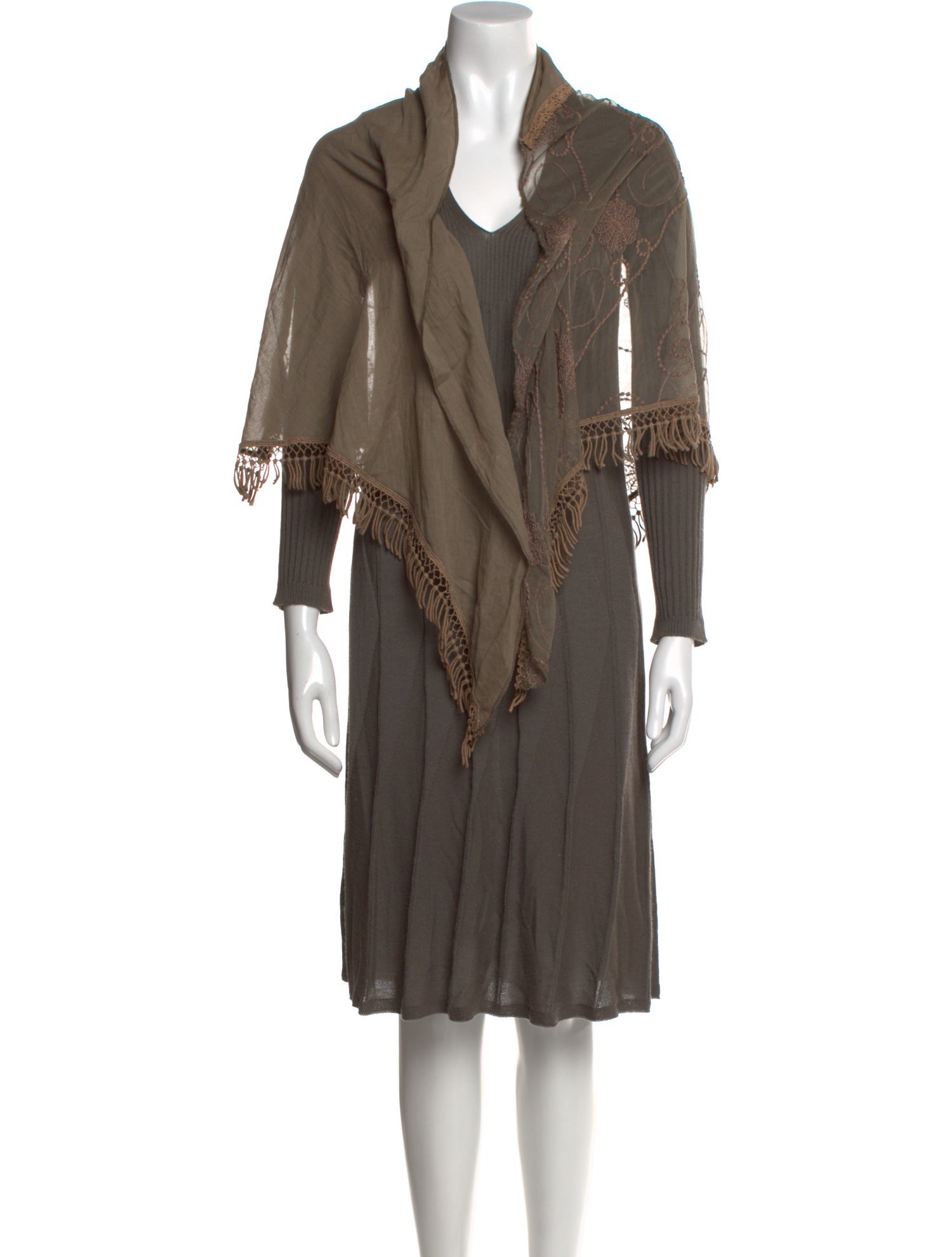 Giorgio Armani Cashmere Knee-Length Dress