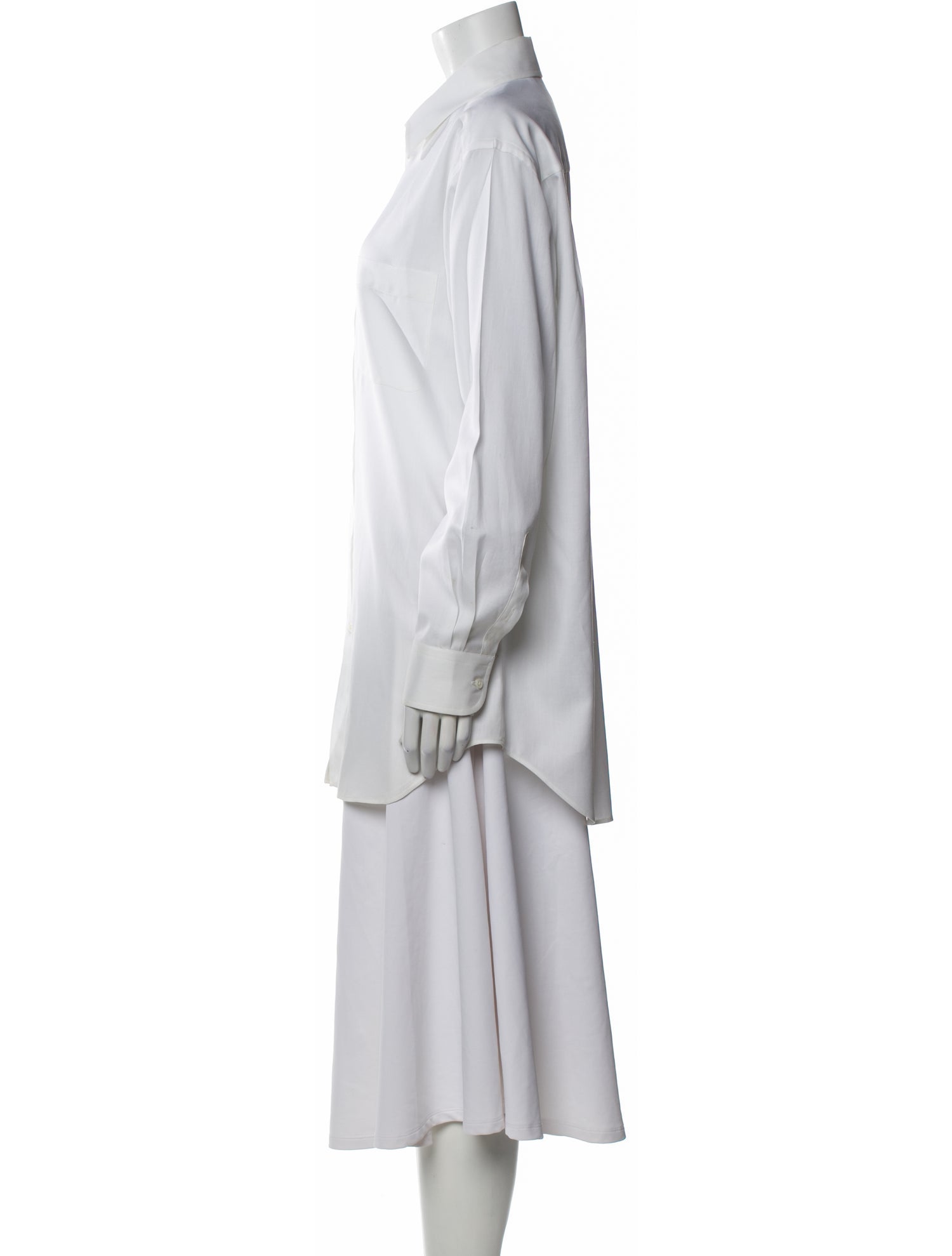 Giorgio Armani Long Sleeve Button-Up Top