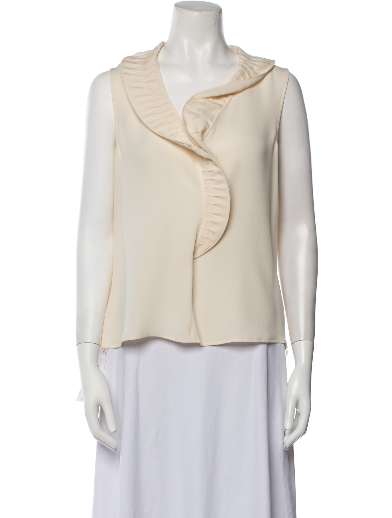 Giorgio Armani Silk Cowl Neck Top