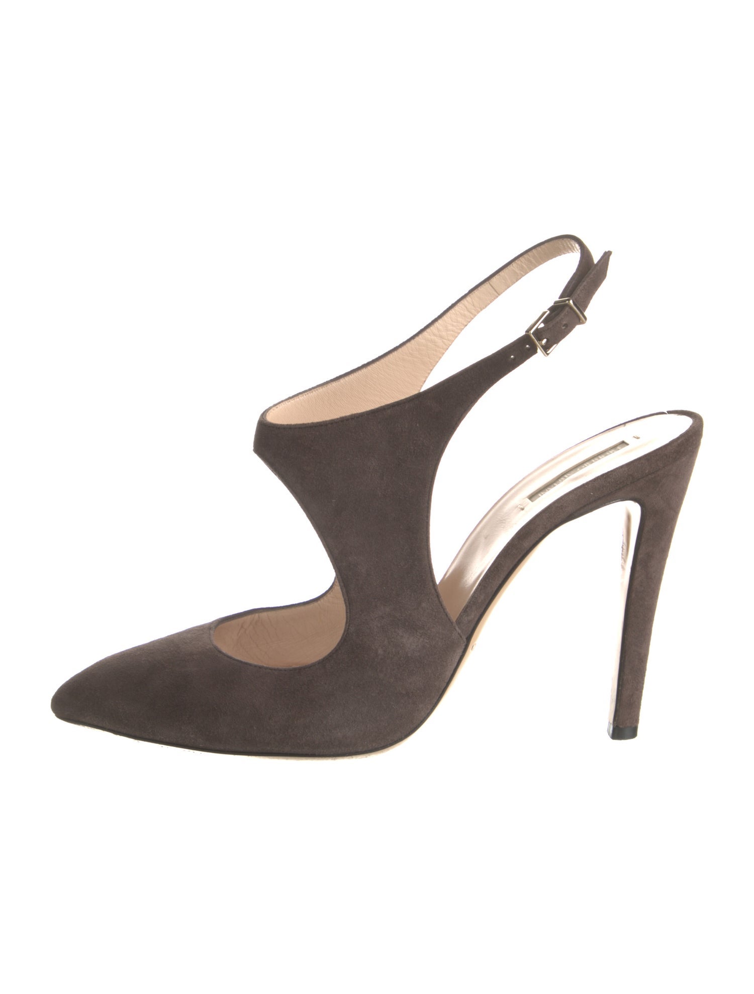 Giorgio Armani Suede Slingback Pumps