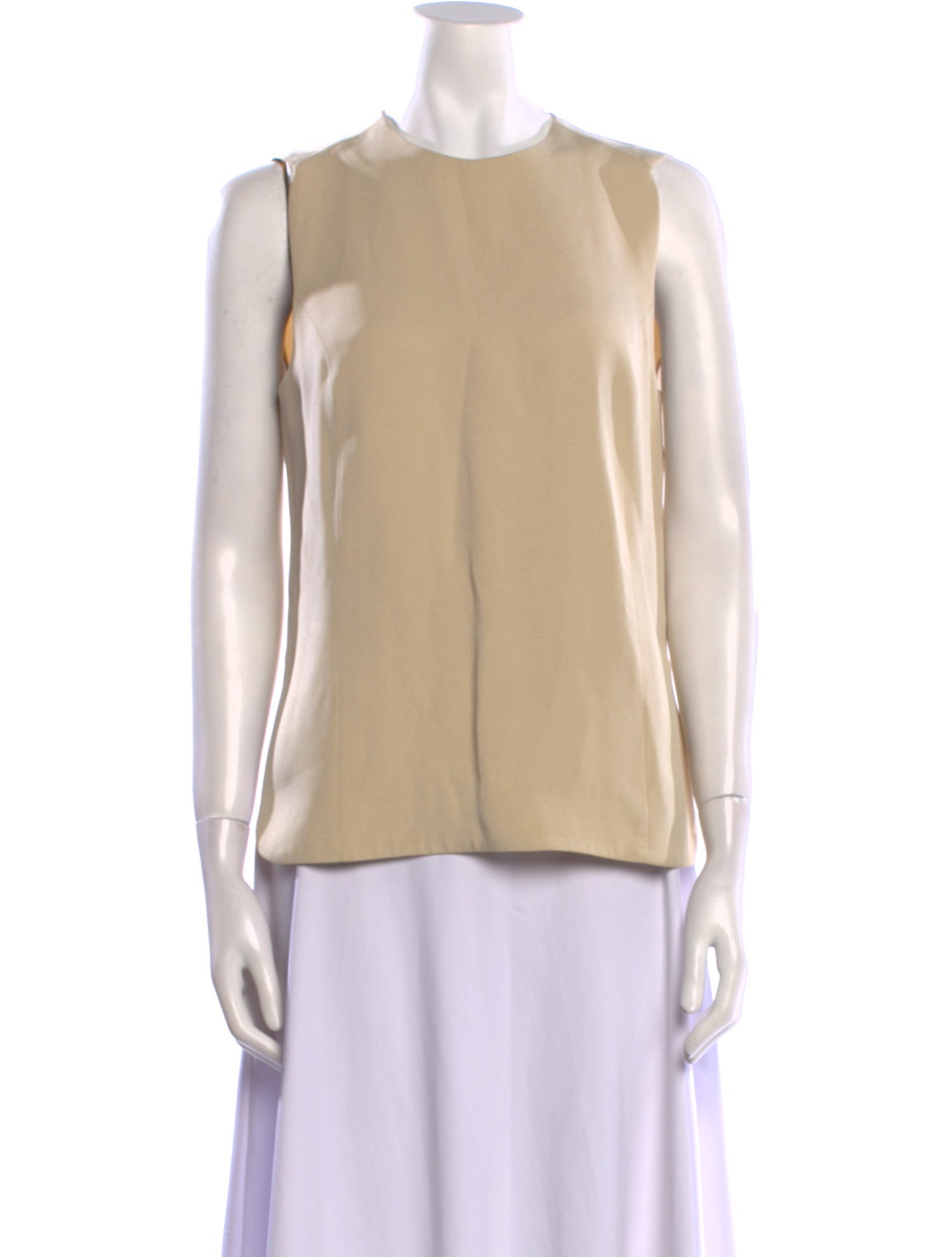 Giorgio Armani Crew Neck Sleeveless Top