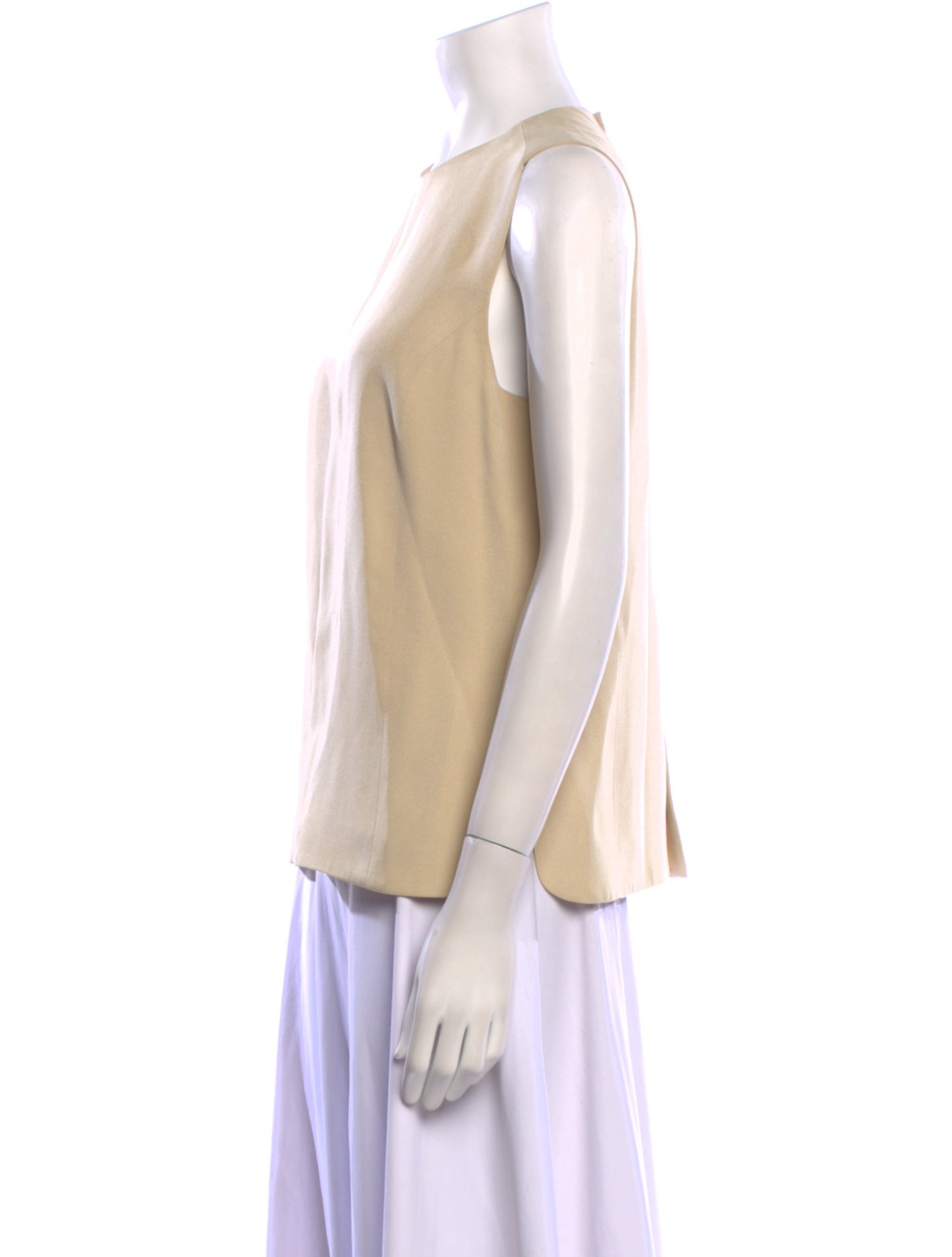 Giorgio Armani Crew Neck Sleeveless Top