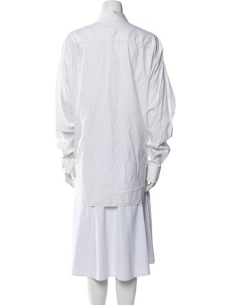 Giorgio Armani Long Sleeve Button-Up Top