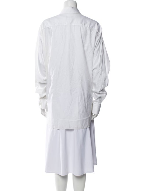 Giorgio Armani Long Sleeve Button-Up Top