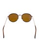 Giorgio Armani Round Tinted Sunglasses