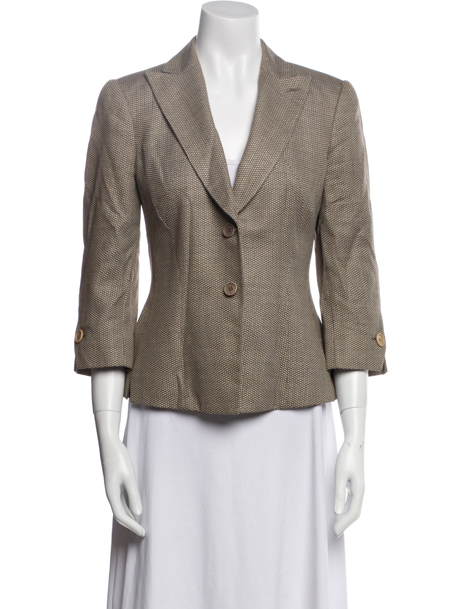 Giorgio Armani Silk Striped Blazer