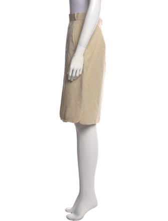 Giorgio Armani Virgin Wool Knee-Length Skirt