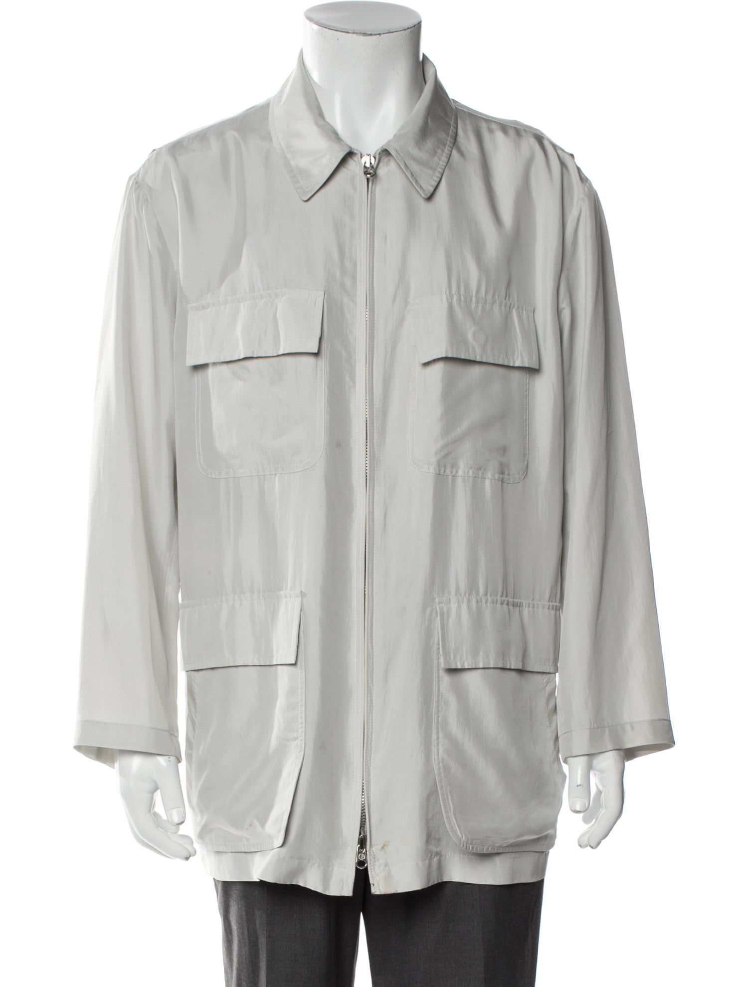 Giorgio Armani Silk Utility Jacket