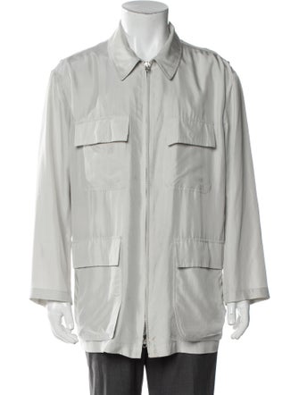 Giorgio Armani Silk Utility Jacket
