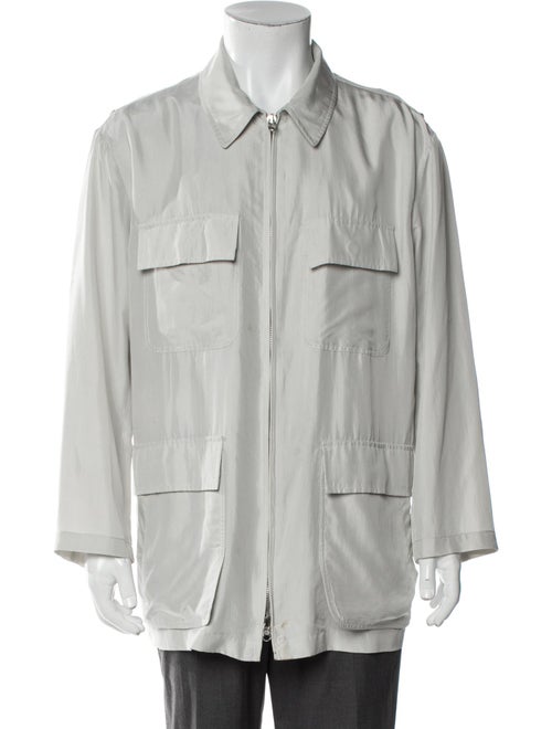 Giorgio Armani Silk Utility Jacket
