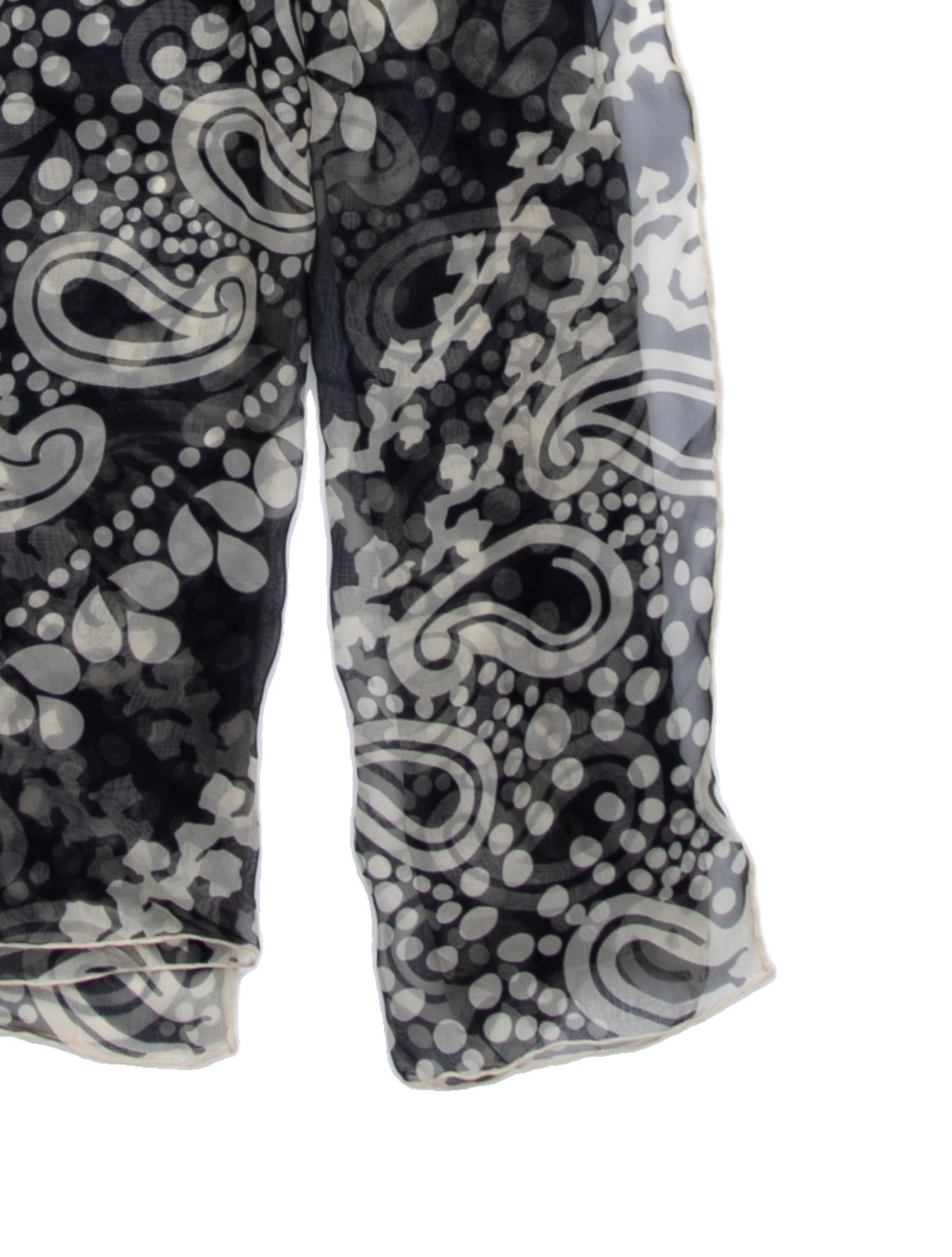 Giorgio Armani Silk Paisley Print Scarf