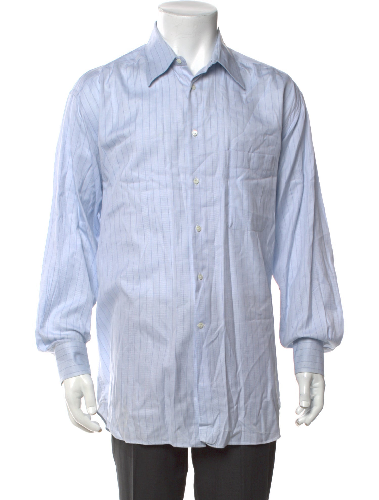 Giorgio Armani Striped Long Sleeve Shirt