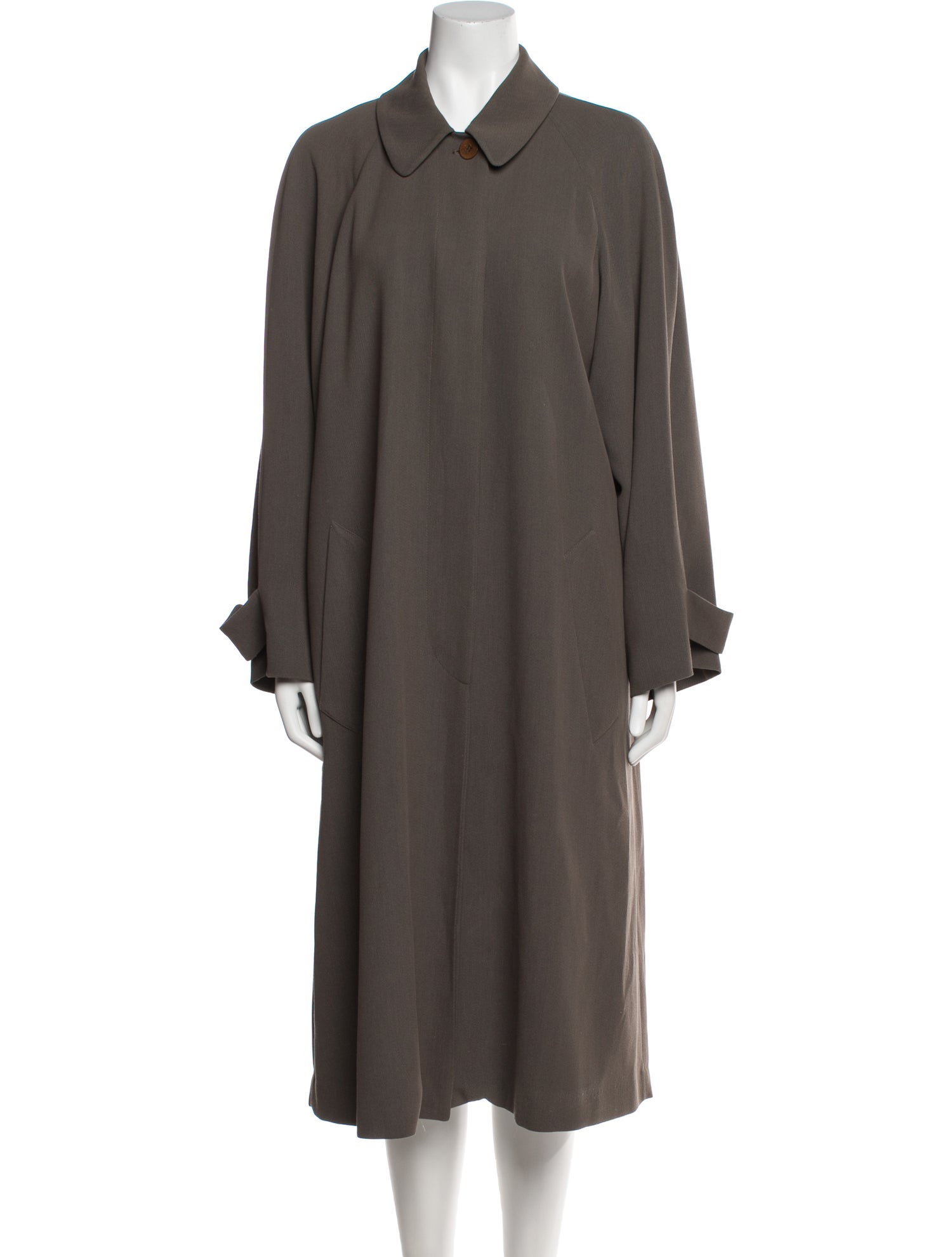 Giorgio Armani Wool Trench Coat