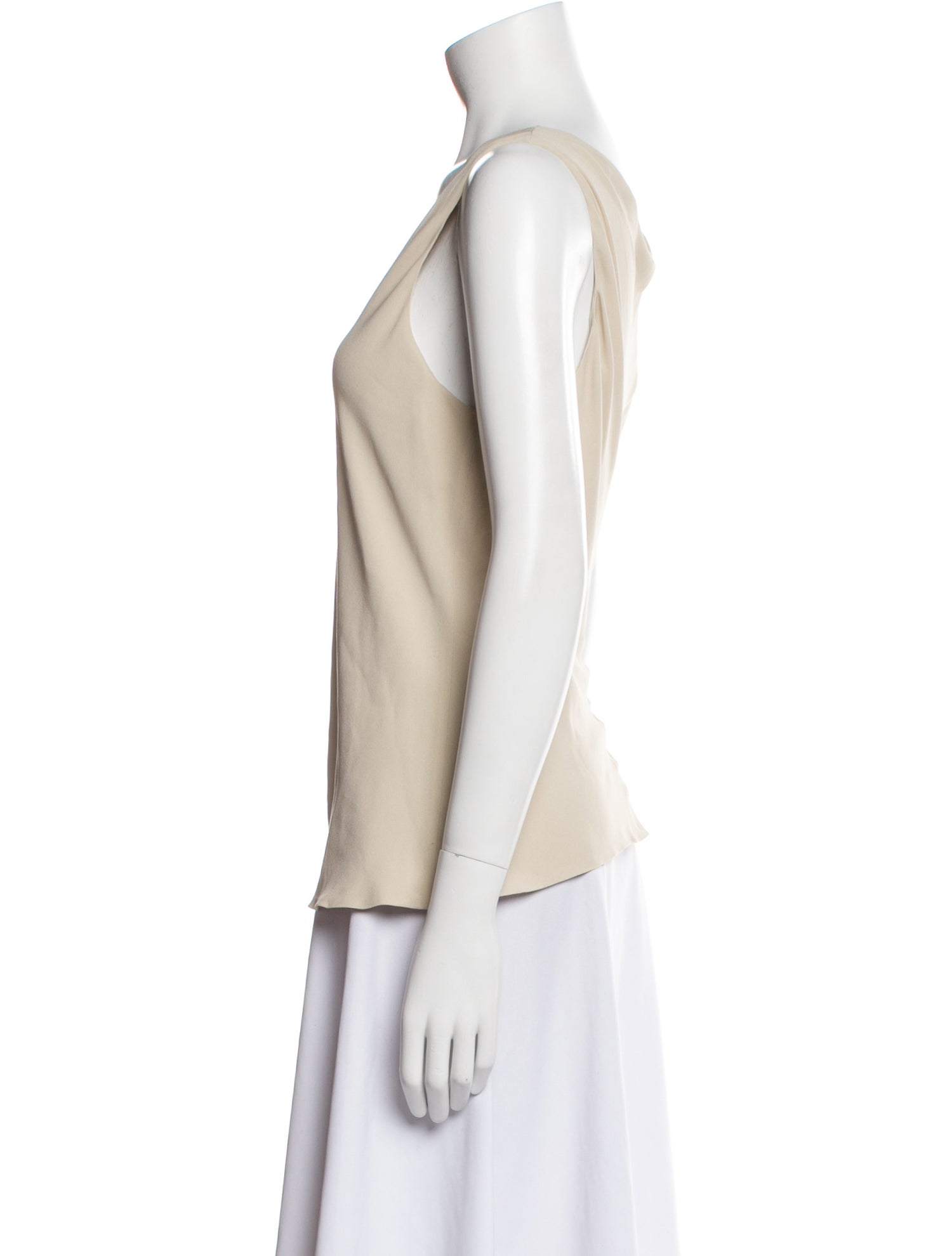 Giorgio Armani Silk Scoop Neck Top w/ Tags