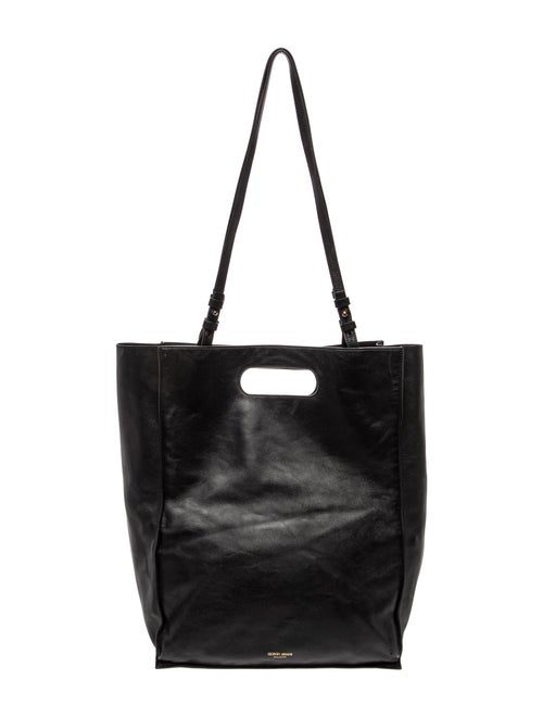 Giorgio Armani Leather Bucket Bag