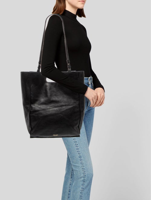 Giorgio Armani Leather Bucket Bag