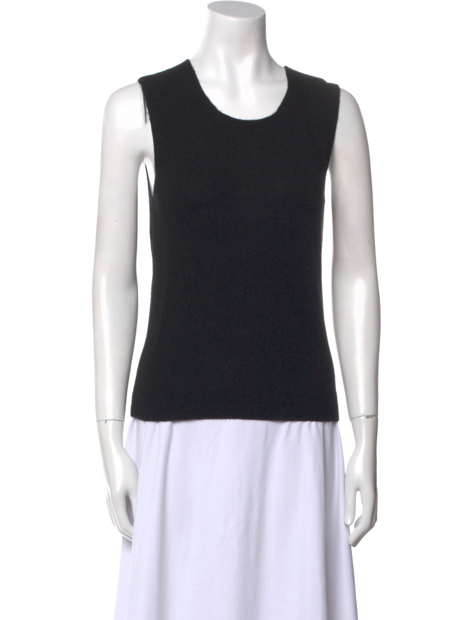 Giorgio Armani Cashmere Scoop Neck Top