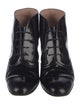 Giorgio Armani Patent Leather Lace-Up Boots