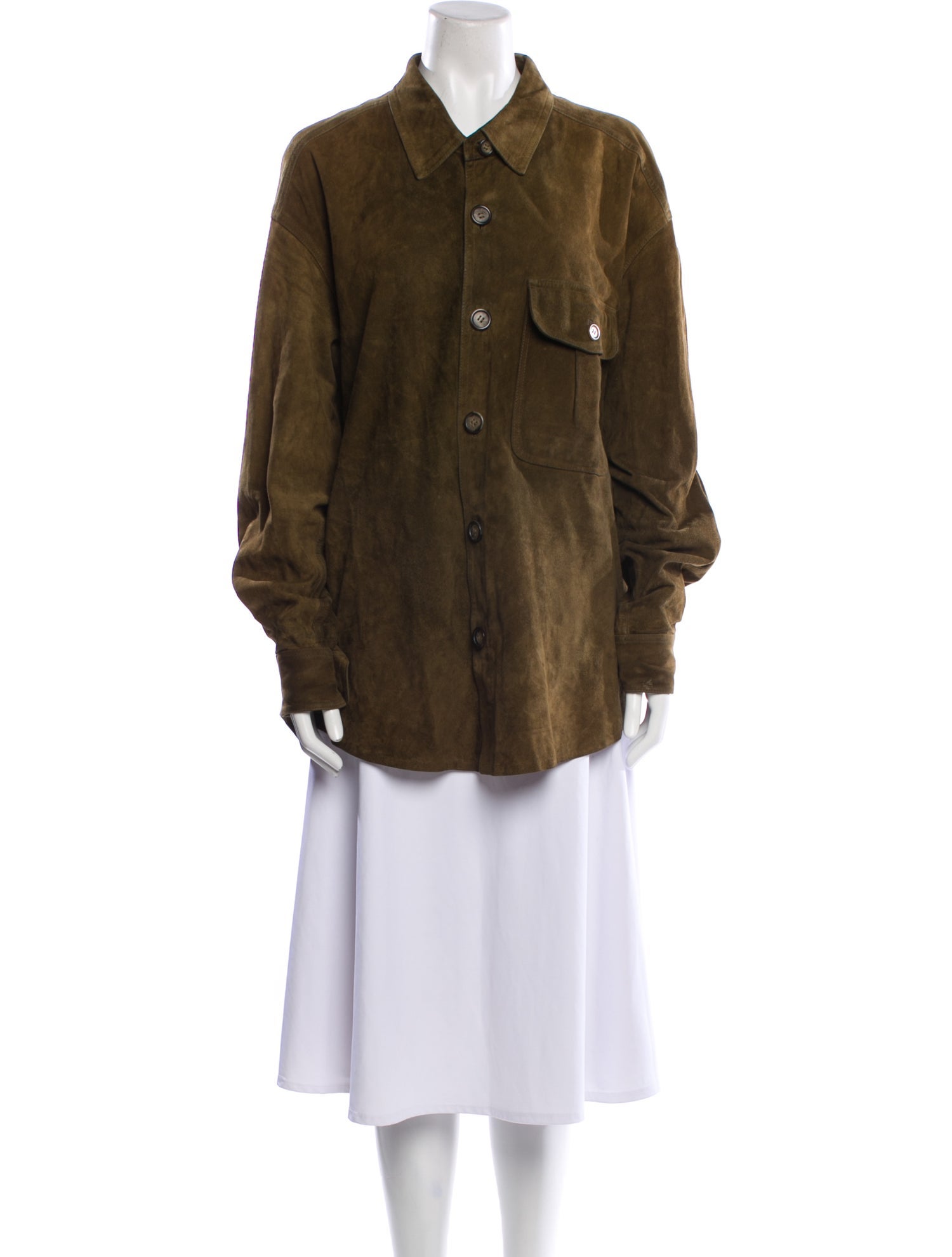 Giorgio Armani Leather Utility Jacket