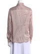 Giorgio Armani Long Sleeve Button-Up Top