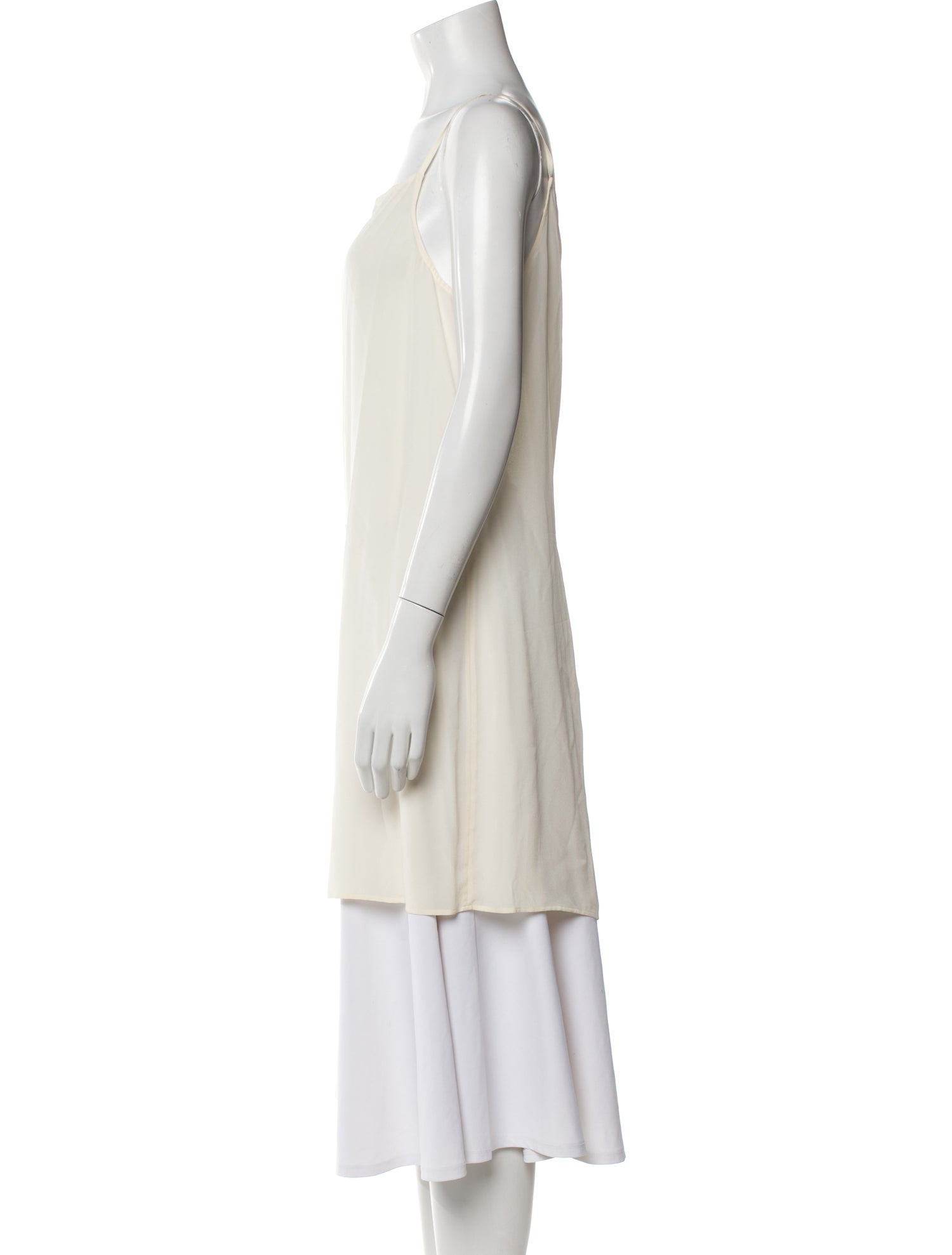 Giorgio Armani Silk Square Neckline Tunic
